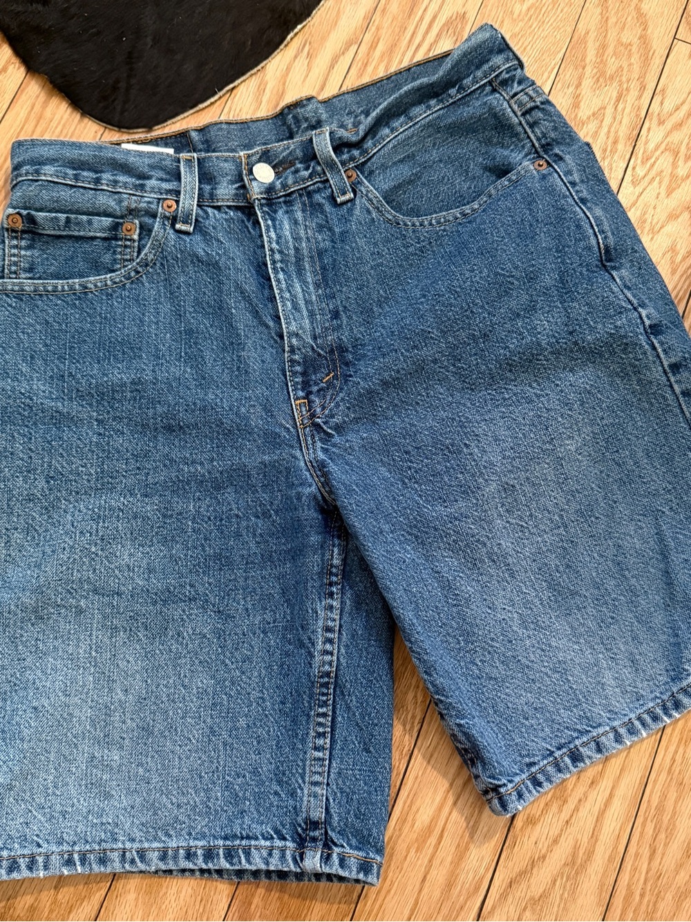 Levi's Classic Blue Denim Shorts